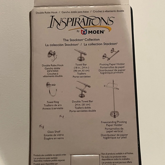 Stockton Wall Mounted Double Robe Hook
See More by Moen in Brushed Nickel - Picture 6 of 6